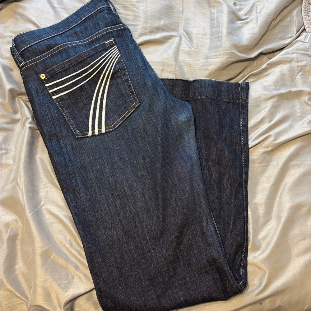 7 For All Mankind Indigo Jeans dojo